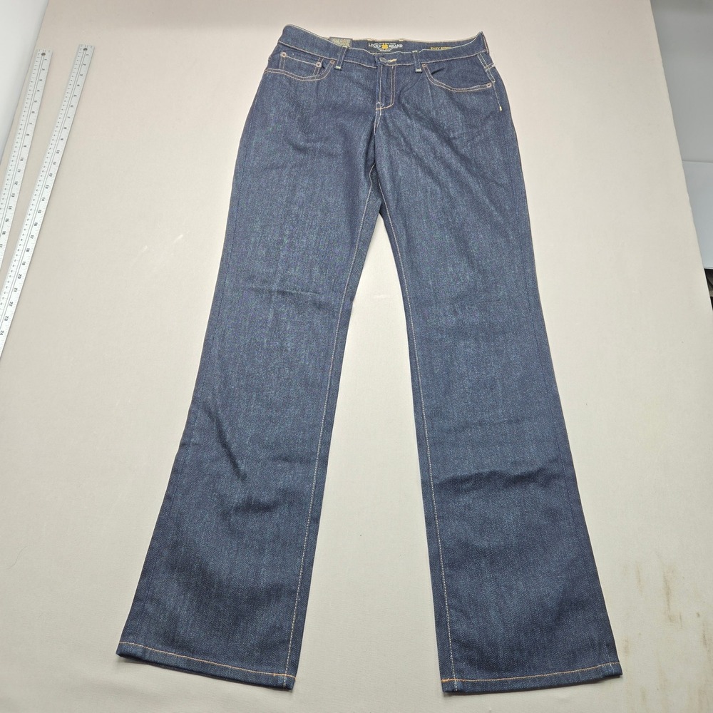 Lucky Brand Easy Rider Jeans Straight Leg Dark Wash Indigo Womens 10/30 Long 34